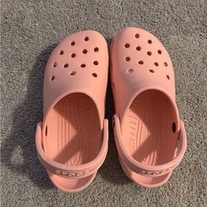 Size 7 Salmon Pink CROCS Clogs